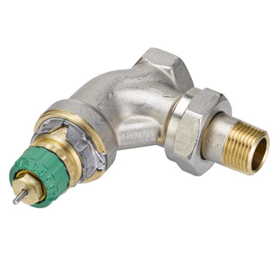 Термостатический клапан - RA-DV 10 - угловой