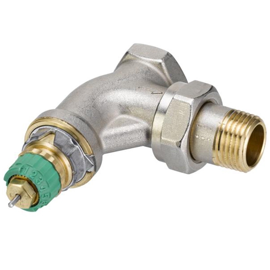 Термостатический клапан - RA-DV 15 - угловой