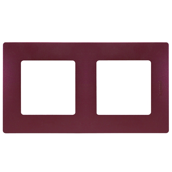 Рамка 2 поста - Niloe/Etika - сливовый
