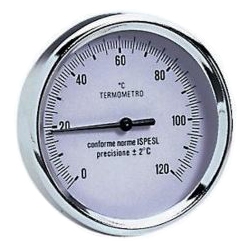 Термометр аксиальный 63х50 мм 1/2 120°C - Emmeti
