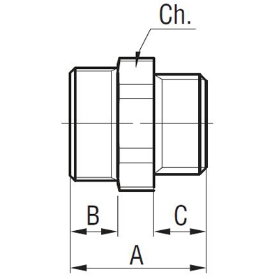 Фитинг для многослойных труб - 3/4 внешняя резьба - F.I.V."