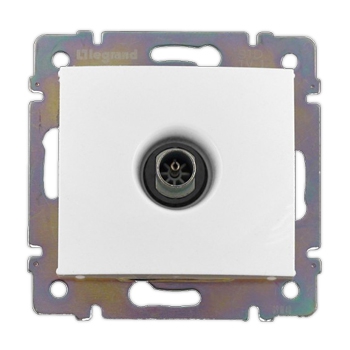 ТВ розетка звезда - Valena - белый