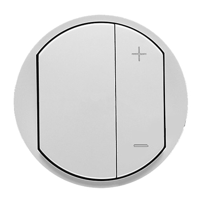 Лицевая панель для кнопочного светорегулятора - Celiane - белый