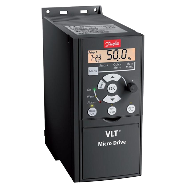 Преобразователь частоты - Danfoss VLT Micro Drive 2,2 кВт, 1x220-240 В