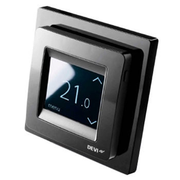 Терморегулятор с сенсорным дисплеем - DEVIreg Touch Black