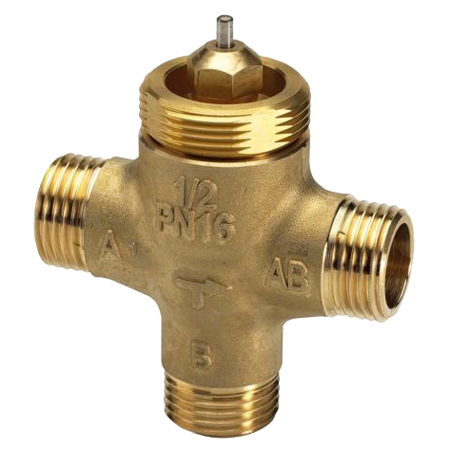 Клапан трехходовой - VZL3 - DN20, Kv-3.5м³/ч