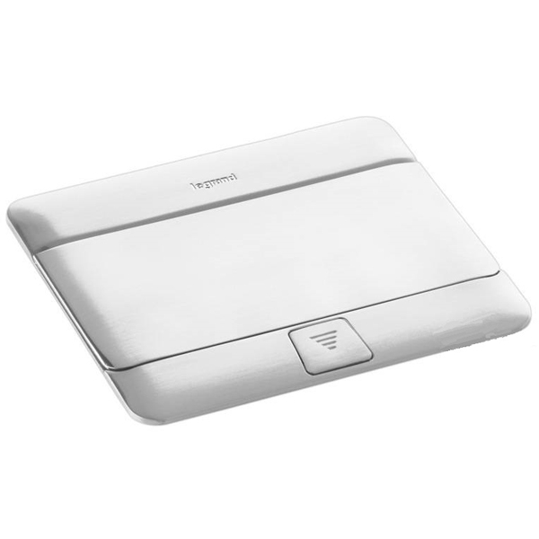 Выдвижной розеточный блок - 4 модуля - белый