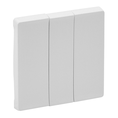 Лицевая панель для выключателя трехклавишного - Valena Life - белый