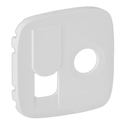 Лицевая панель для розеток TV+RJ45 - Valena Allure - белый