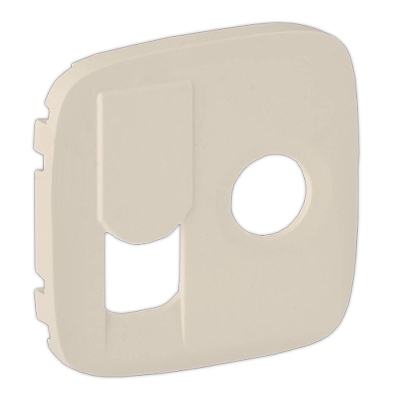 Лицевая панель для розеток TV+RJ45 - Valena Allure - слонвая кость