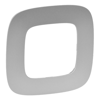 Рамка 1 пост - Valena Allure - алюминий