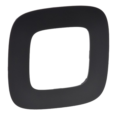 Рамка 1 пост - Valena Allure - матовый черный