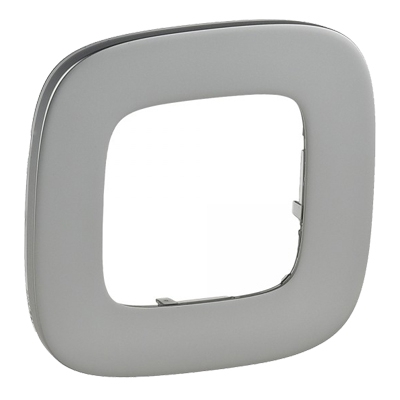 Рамка 1 пост - Valena Allure - полированная сталь