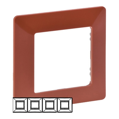 Рамка 4 поста - Valena Life - терракота