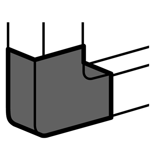Плоский угол 90° - для кабель-каналов Metra 130x50