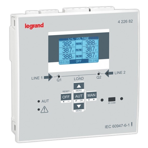 Конфигурируемый контроллер АВР для управления 2-мя коммутационными аппаратами