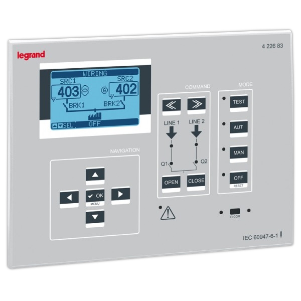 Конфигурируемый контроллер АВР для управления 3-мя коммутационными аппаратами