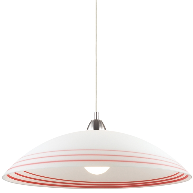 Люстра - Ideal Lux Nik SP1 Bianco E Rosso