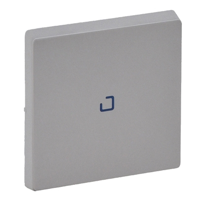 Лицевая панель для промежуточного переключателя с подсветкой - Valena Life - алюминий
