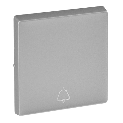 Лицевая панель с символом ''звонок" - Valena Life - алюминий