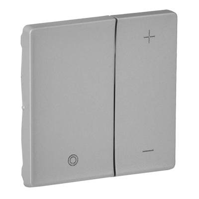 Лицевая панель для кнопочного светорегулятора - Valena Life - алюминий