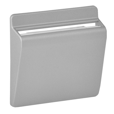 Лицевая панель для выключателя электронного с ключом-картой - Valena Life - алюминий