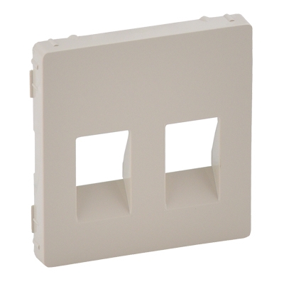 Лицевая панель для двойной акустической розетки - Valena Life - слоновая кость