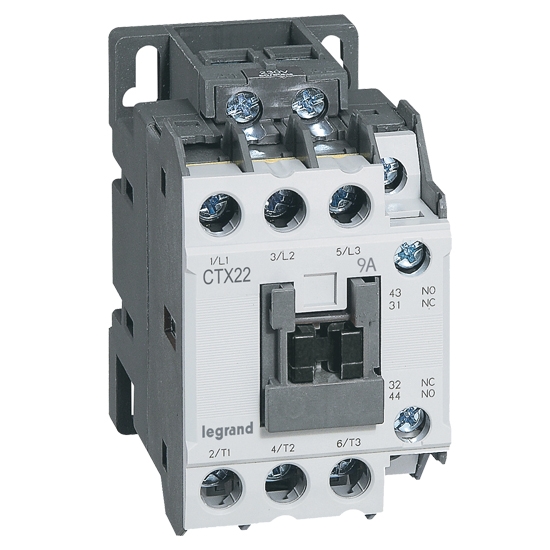 Контактор - CTX³-22 3P, 9A 1Н.О+1Н.З