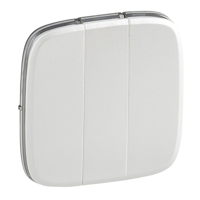 Лицевая панель для выключателя трехклавишного - Valena Allure - жемчуг