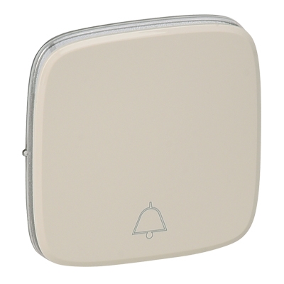 Лицевая панель с символом ''звонок" - Valena Allure - слоновая кость