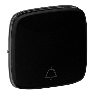 Лицевая панель с символом ''звонок" - Valena Allure - черный