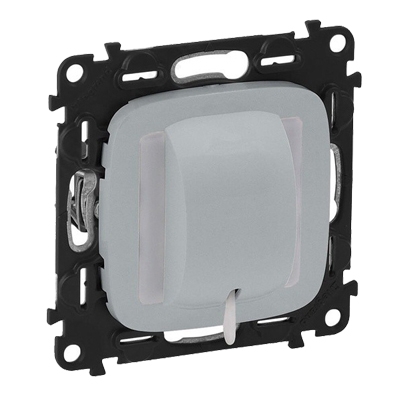 Лицевая панель для выключателя со шнуром - Valena Allure - алюминий