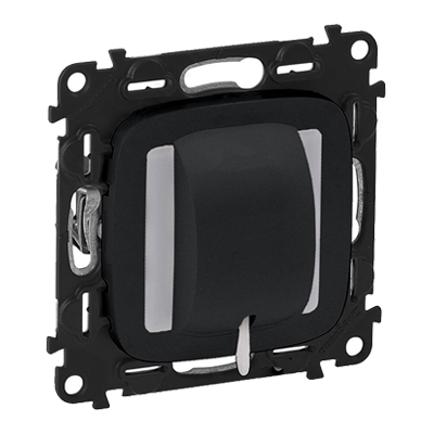 Лицевая панель для выключателя со шнуром - Valena Allure - черный