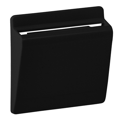 Лицевая панель для выключателя электронного с ключом-картой - Valena Life - черный