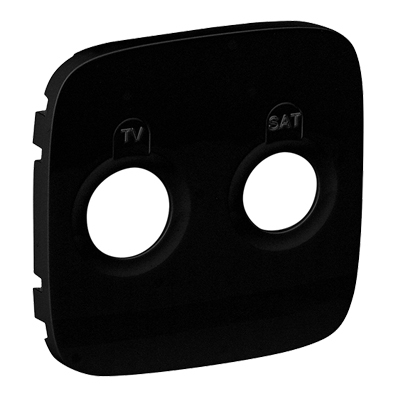 Лицевая панель для розеток TV-SAT (R) - Valena Allure - черный