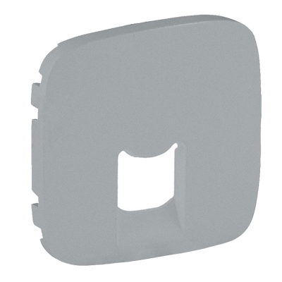 Лицевая панель для розеток RJ45 и RJ11 - Valena Allure - алюминий