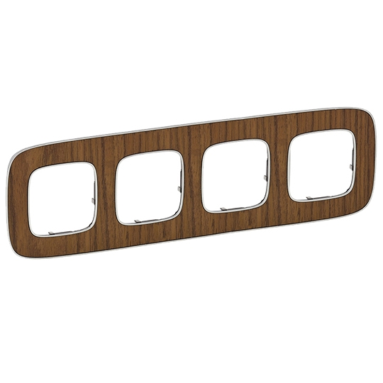 Рамка 4 поста - Valena Allure - орех