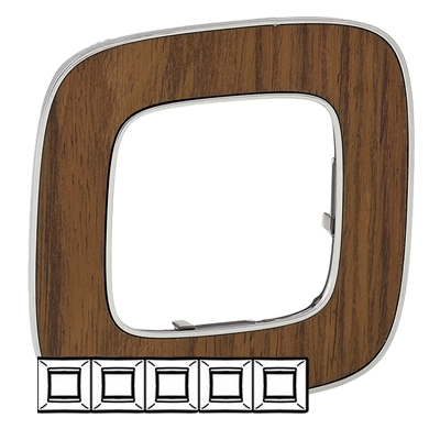 Рамка 5 постов - Valena Allure - орех