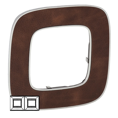 Рамка 2 поста - Valena Allure - кожа