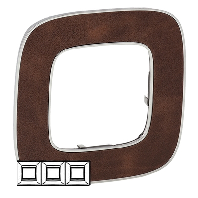 Рамка 3 поста - Valena Allure - кожа