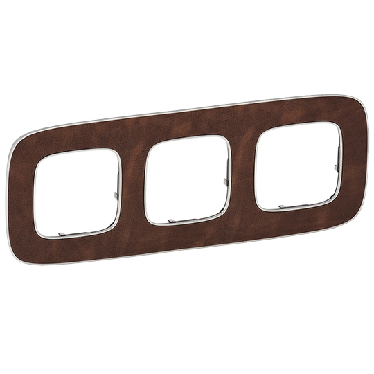 Рамка 3 поста - Valena Allure - кожа