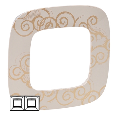 Рамка 2 поста - Valena Allure - нарцисс золото