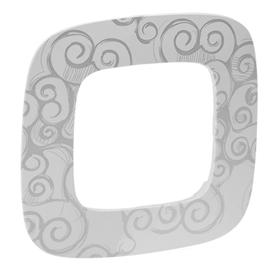 Рамка 1 пост - Valena Allure - нарцисс хром