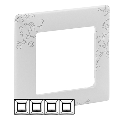 Рамка 4 поста - Valena Life - эл грей