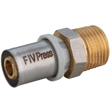 Пресс-фитинг 26x3/4'' с наружной резьбой - F.I.V.