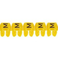 Маркер CAB 3 - для кабеля 4-6 мм² - заглавная буква ''M''