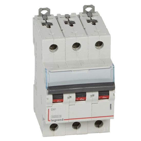 Автоматический выключатель - DX³ 6000 3P, C63A