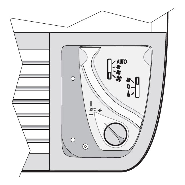 Пульт управления напольным фанкойлом CBE23 - BPS Clima