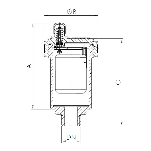 Автоматический воздухоотводчик - PN10 3/4'' - Tecofi