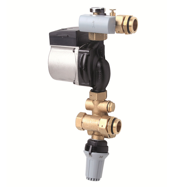 Компактный смесительный узел FHM-C1 с энергоэффективным насосом - Grundfos UPM3 Auto L 15-70